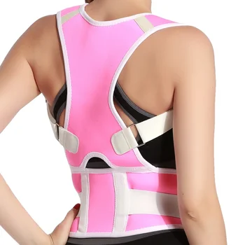 Adjustable Clavicle Spine Back Shoulder Lumbar Brace Support Belt Back Posture Corrector Posture Correction Prevents Slouching