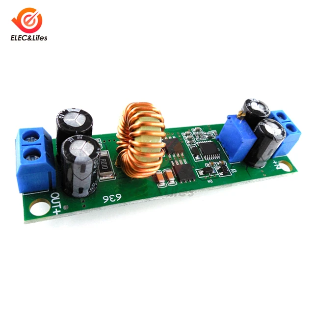 DC-DC 6,5 V-48V zu 1,25 V-30V 10A Einstellbare Step Down Buck Converter  Power Spannung Regler Synchron Berichtigung Modul