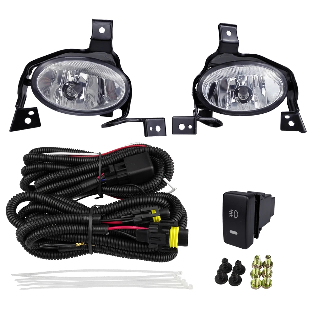 

For Honda CR-V CRV 2010 2011 Fog Light Assembly Sets Car Halogen lamp ABS 4300K Yellow 12V 55W Front Automobile Styling Lights
