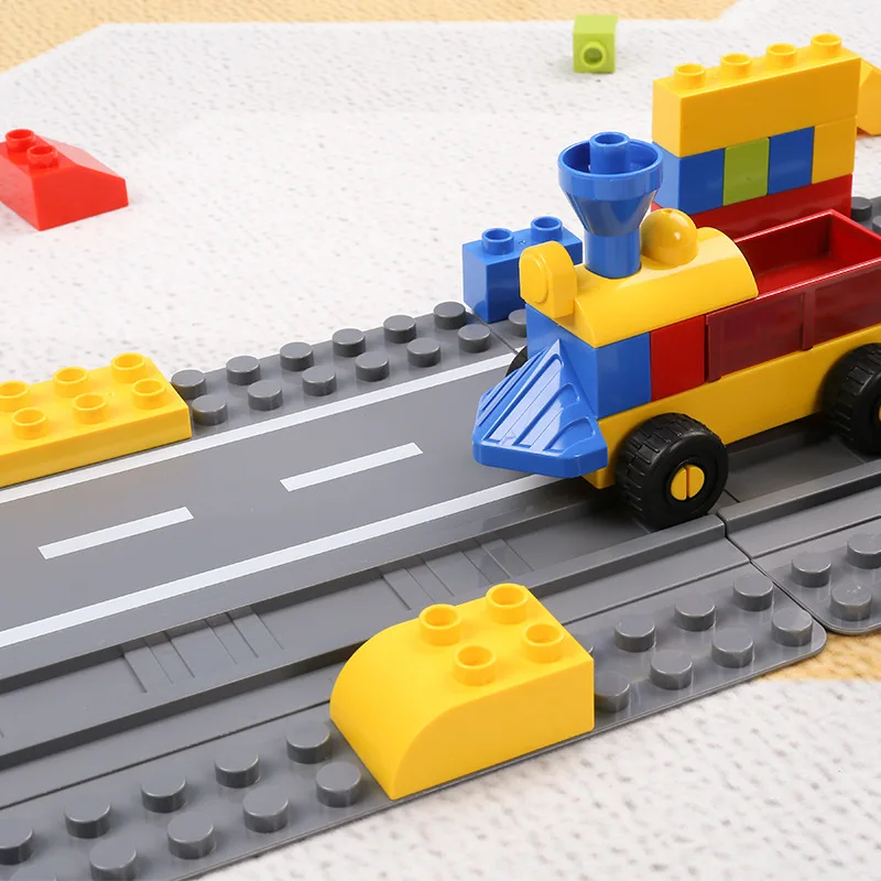 Baseplate Large Particle and Small Bricks Base Plate Building Block Compatible Legoing Duploe Assembly Toys For Children