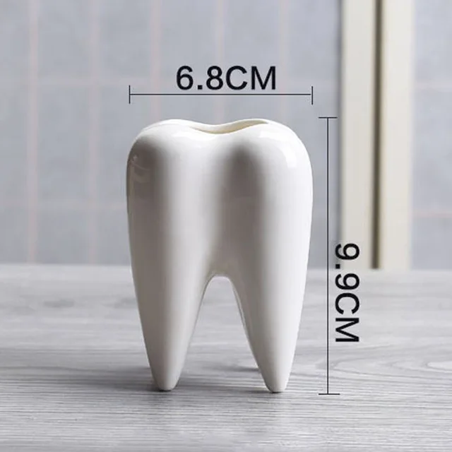 Белый Керамика мясистые маленький горшок зуб Форма стол горшка культуры цветочный горшок для оформления дома карликовые деревья горшки для зеленых растений - Цвет: Белый