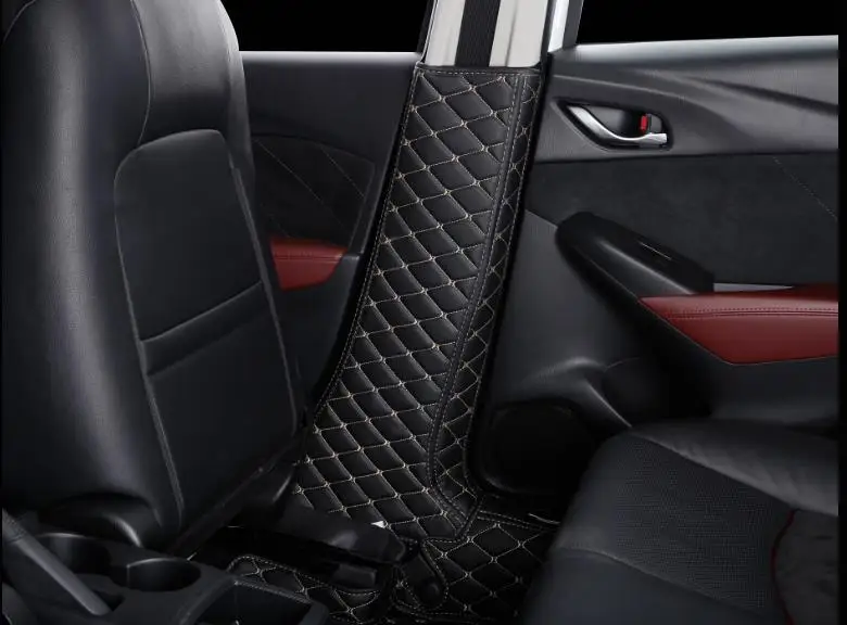 2 шт. для Mazda CX3 CX-3 пряжка ремня безопасности защитная накладка B колонка с защитой от проколов