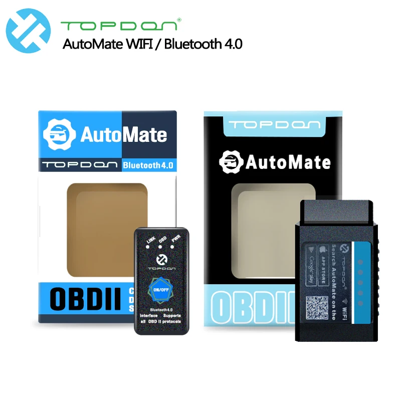 

TOPDON V1.5 ELM327 OBD2 Scanner Automotive OBD Diagnostic Tool WIFI AutoMate Super ELM 327 Code Reader Scan Tool for iPhone