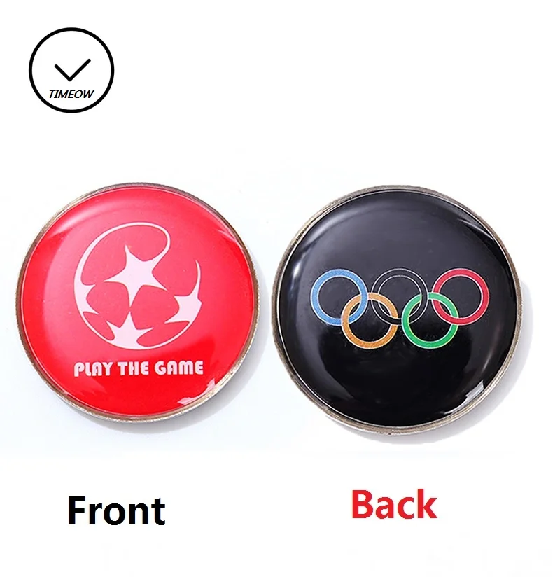 Sports soccer football champion pick edge finder coin toss referee side coin  jb 