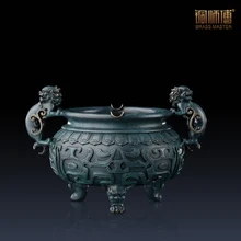 Медные украшения "мощный мастер танцев(" пепельница) Ювелирные украшения для интерьера дома ремесла медная пепельница