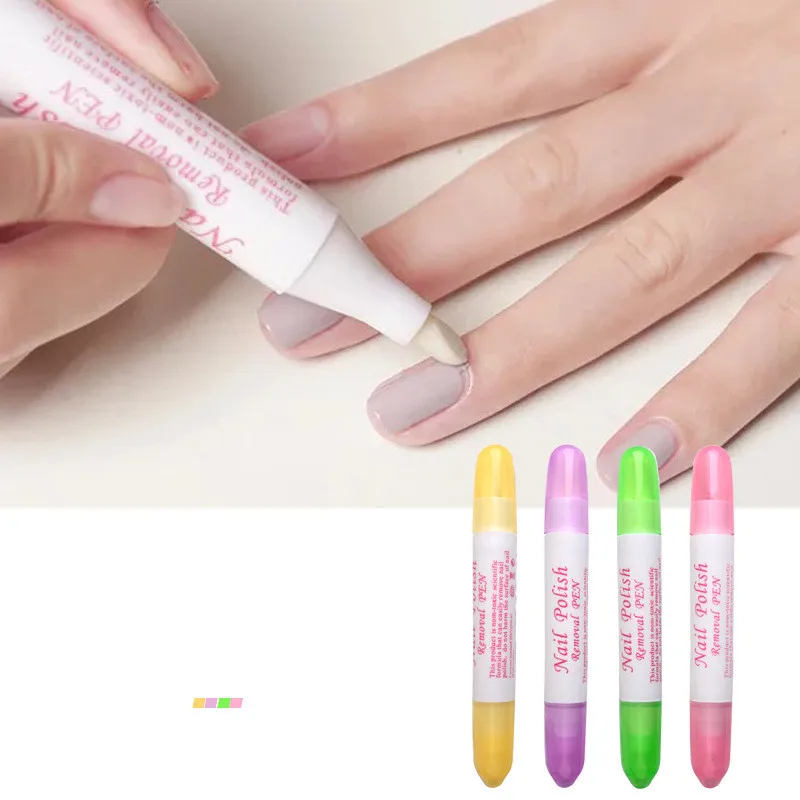 

Nail Polish Remover Gel 4 Color Nail Corrector Pen Clean Nail Errors Nail Design Pen For Removing Varnish Gel