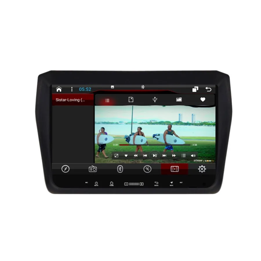 Sale OTOJETA DSP stereo carplay android 8.1.2 car radio for 2017 Suzuki SWIFT Gps navigation ips screen video player tape recorder 3