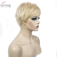 Strongbeauty 613 Blond Parik Ochen Korotkie Pryamye Pricheski Volosy Zhenskie Sinteticheskie Pariki Kupit Nedorogo V Internet Magazine S Dostavkoj Sravnenie Cen Harakteristiki Foto