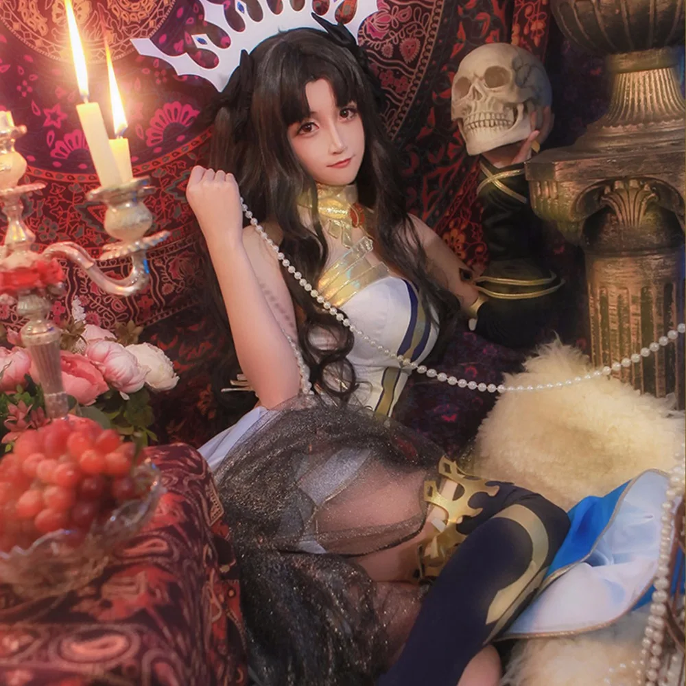 VEVEFHAUNG FGO Fate/большой заказ Archer Tohsaka Rin Ishtar Godness Tosaka женское платье карнавальный