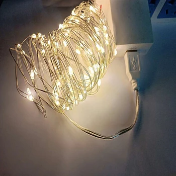 

2M 20Led 3M 30Led USB Operated Mini LED Copper Wire String Fairy LED Lights