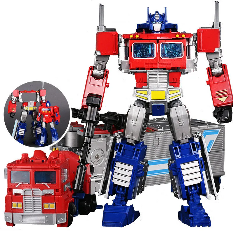 

HEIMANBA 30CM Cool Big Transformation G1 Toys Boy Anime 6002-8 Action Figure Model Robot Car Alloy Adult Kids Toys Original Box