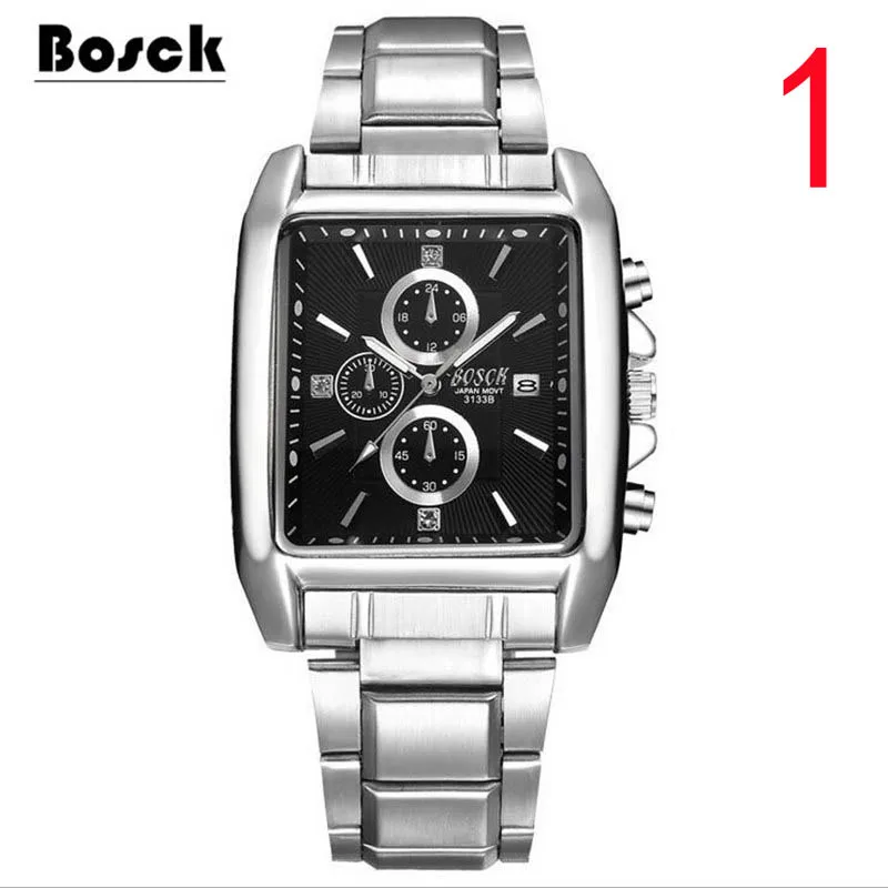 

2019 new ultra-thin watch men's waterproof multi-function men's watch business steel quartz watch male calendar