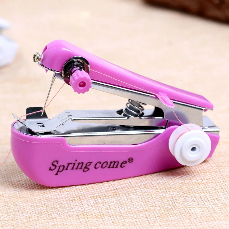

Multifunctional Hand-held Sewing Machine Mini Home Manual Small Portable Pocket Travel Essential High Quality FP8 JU06
