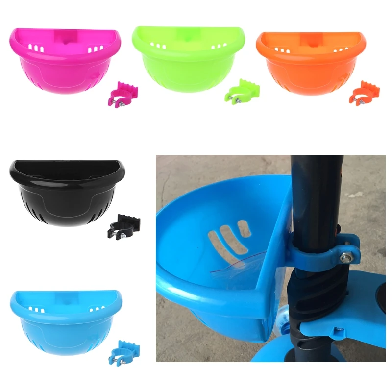 Perfect Bicycle Scooter Basket Children Kid Bike Plastic Front Handlebar Bag Accessories 2