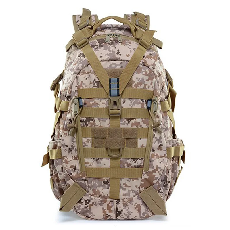 Мужской военный тактический рюкзак, мужской Камуфляжный Рюкзак, армейская сумка для походов, кемпинга, охоты, альпинизма, спорта на открытом воздухе XA89D - Цвет: Desert Digital