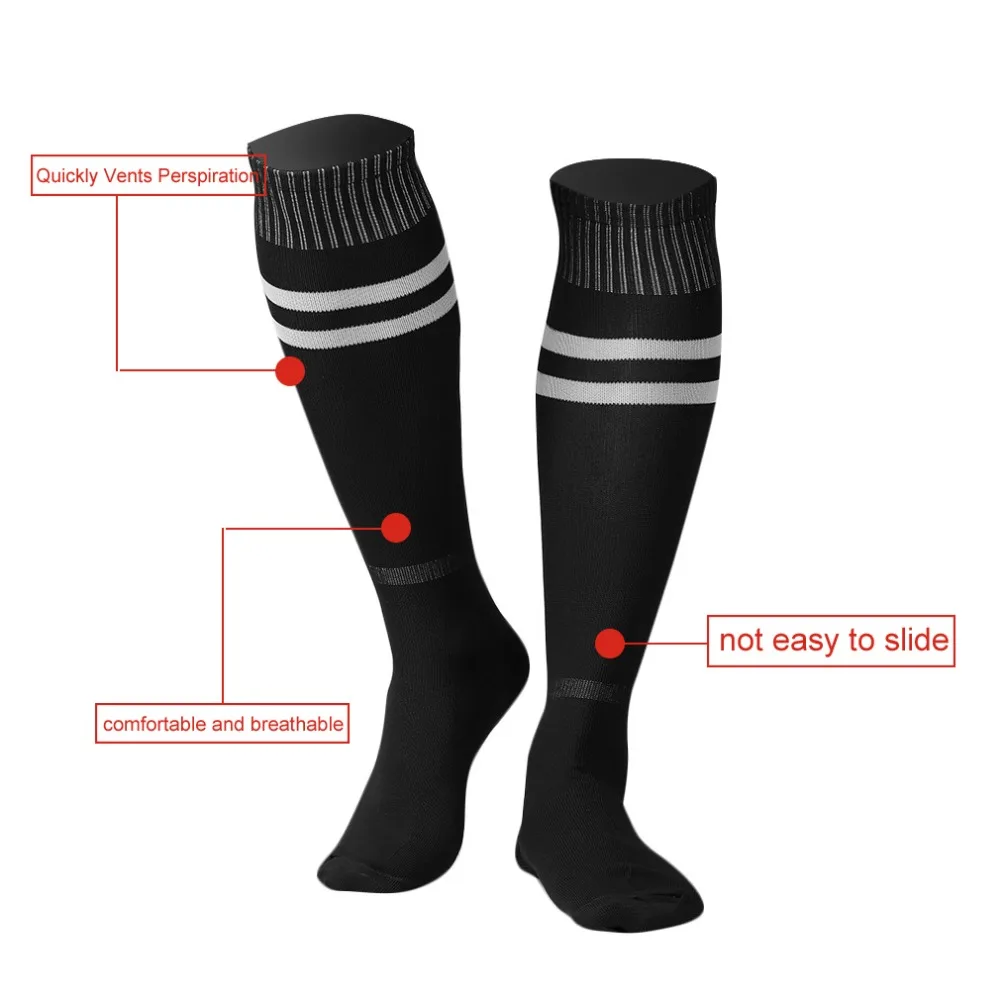 1 пара спортивных носков леггинсы до колена чулки футбольные бейсбольные гольфы