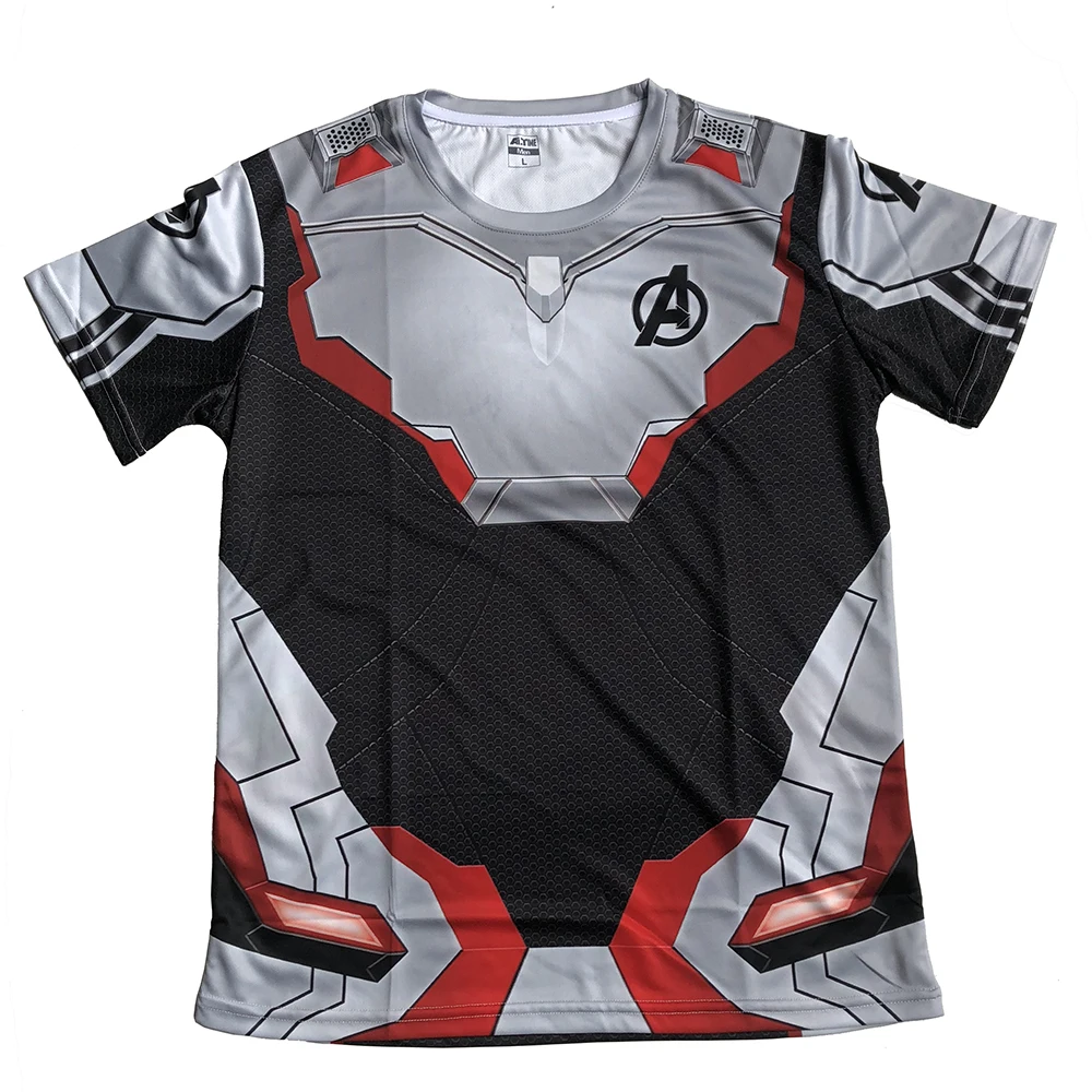 Avengers Endgame T Shirt Cosplay Quantum Realm 3D print t-shirt Men Compression Shirt Long Sleeve Bodybuilding Mens Tees Top
