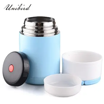

Unibird New Food Thermos 800/1000ML Stainless Steel Vacuum Flask Stewed Lunch Box Insulated Cup Portable Students Food Container
