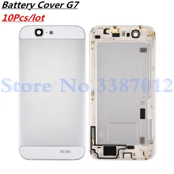 

10Pcs Original For Huawei Ascend G7 Rear Back Battery Cover Housing with Power Volume Button + Camera Lens + Top Bottom Cover