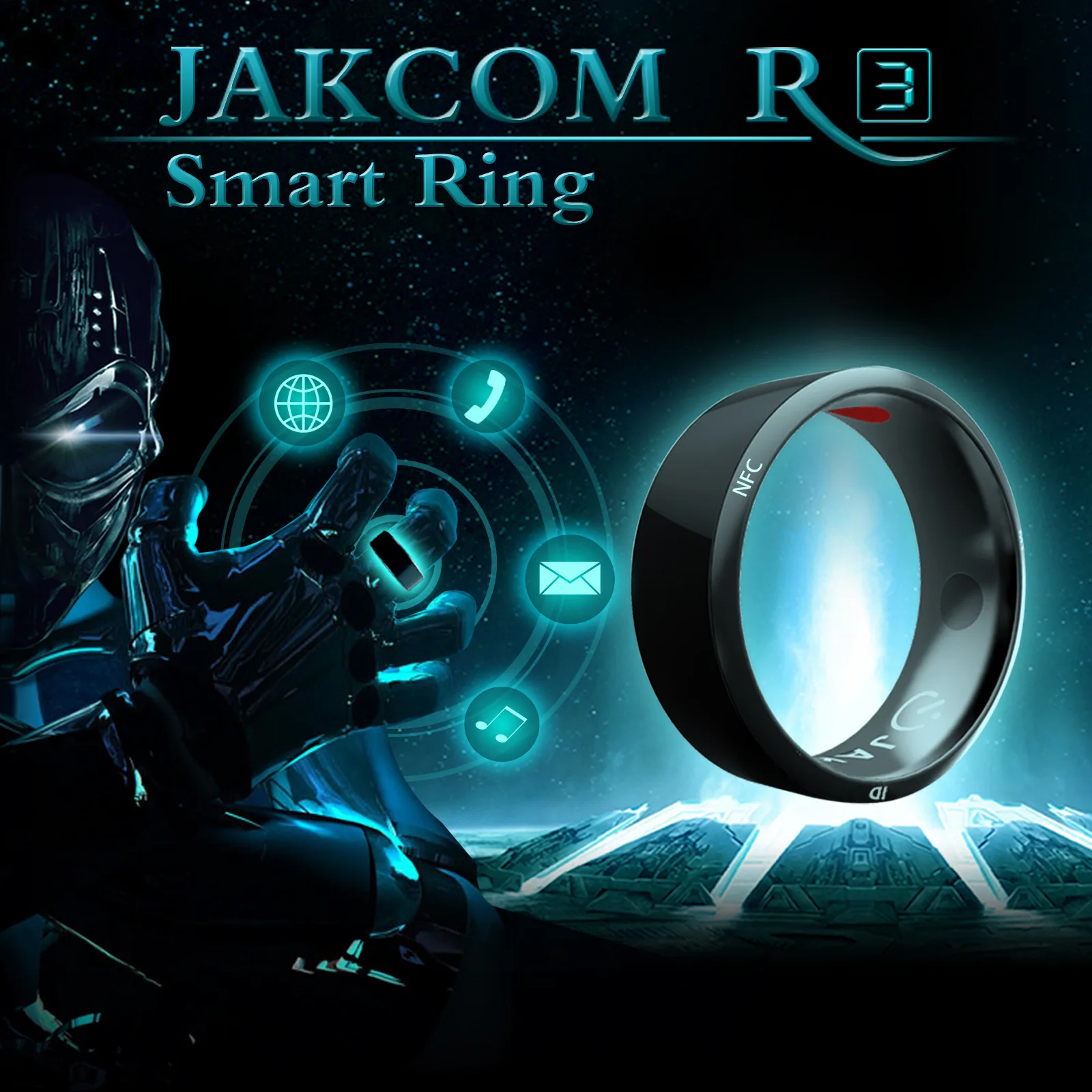 Werable devices Jakcom R3 умное кольцо электронное с ЧПУ металлическое мини волшебное RFID NFC перезаписываемое КОЛЬЦО IC/ID карта контроля доступа