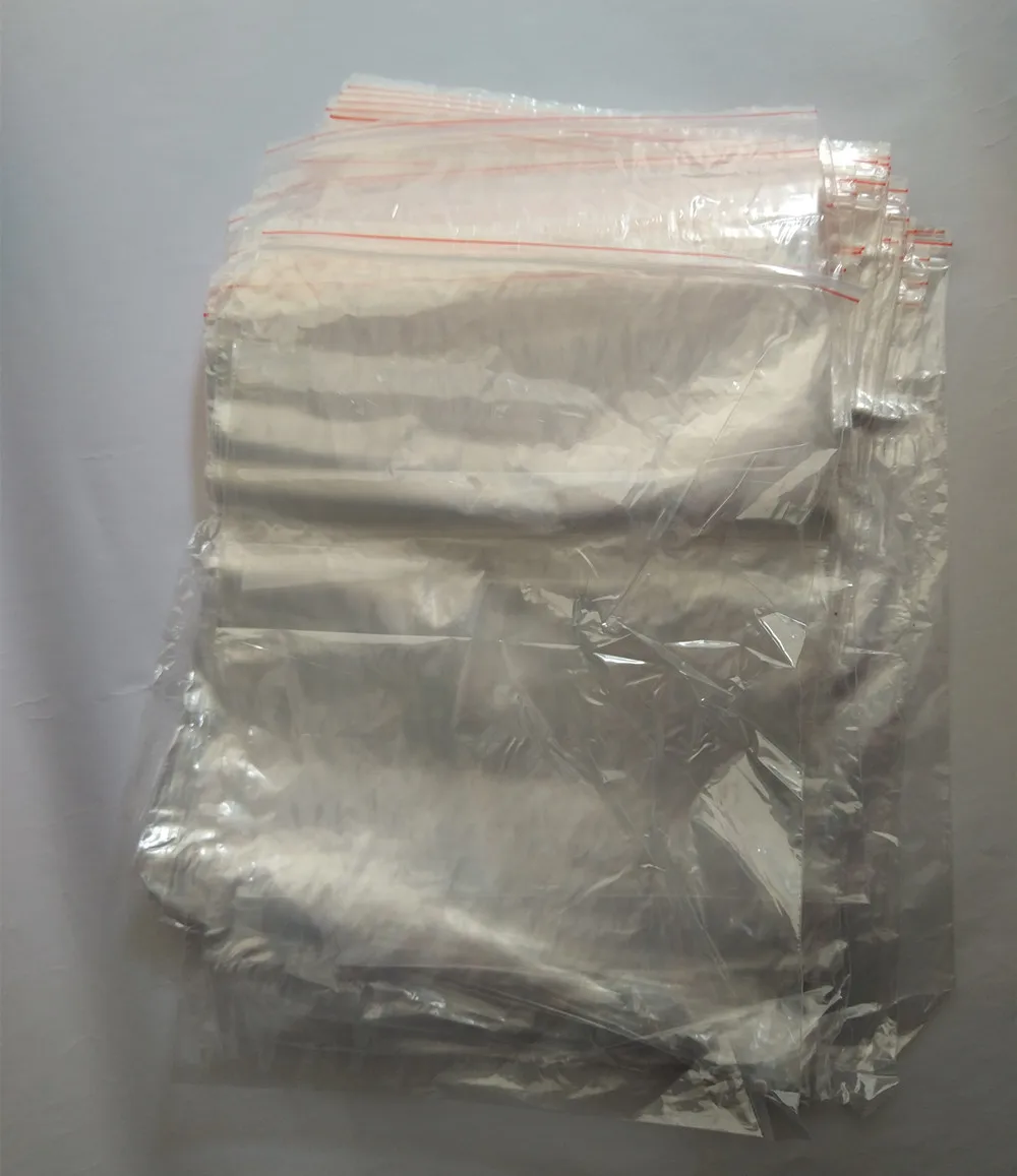 100pcs 24*32cm big PE Clear Transparent Photo Card Packaging A4 Bags Plastic Ziplock Self Seal Bag