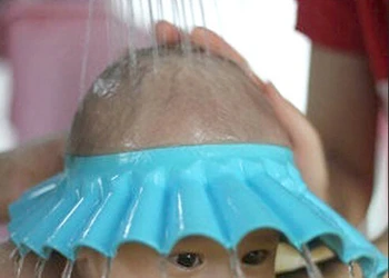 

New Fashion Soft Baby Babies Kids Children Shampoo Bath Bathing Shower Cap Hat Wash Hair Shield #10