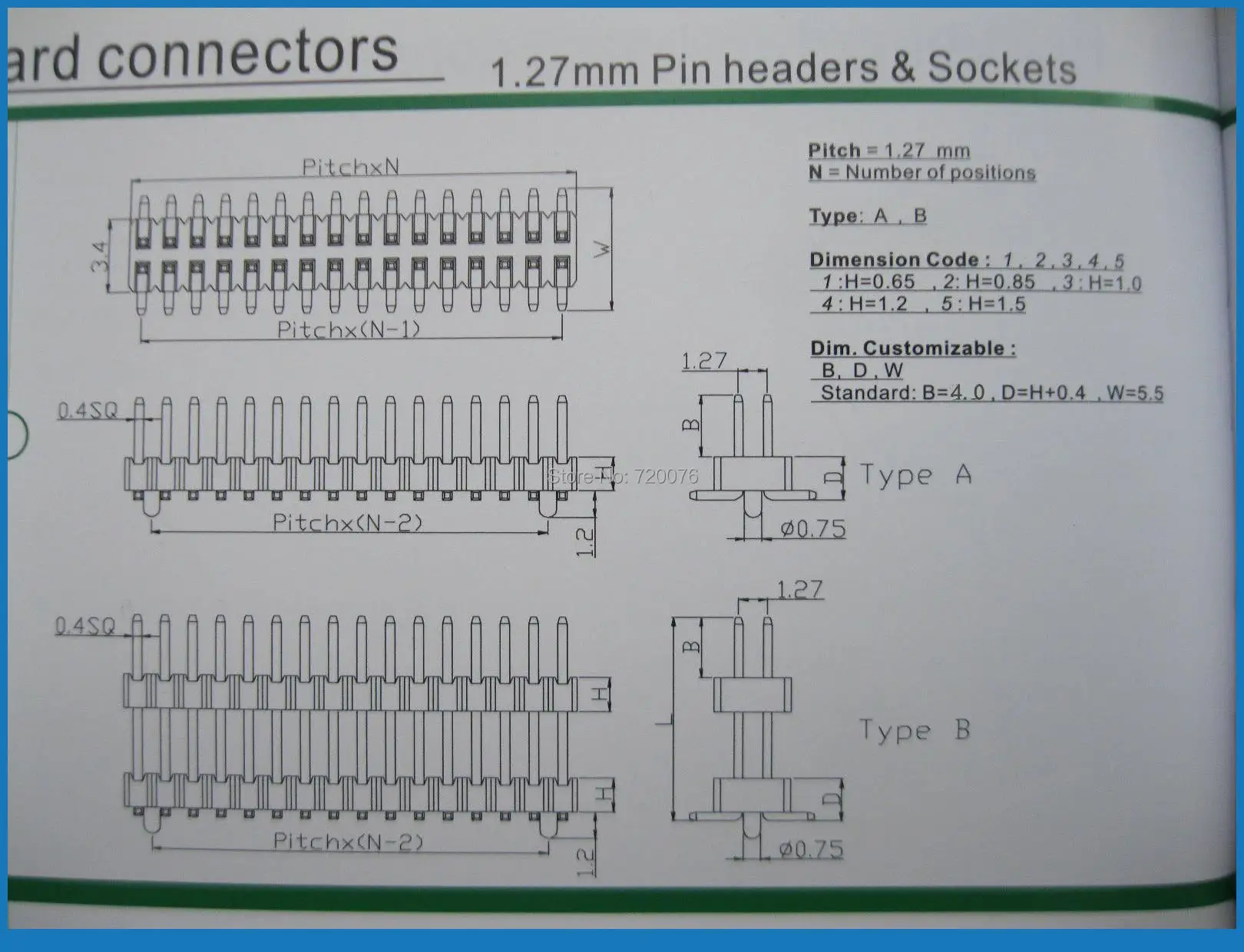 60 шт Позолоченные SMD SMT 1 27 мм поломкой штыревой разъем 2x40 80pin двухрядный|row pin header|row