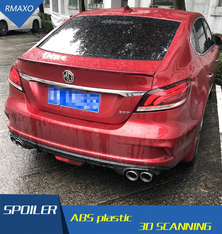 

For morris garages MG6 Spoiler TAIBANBAN ABS Material Car Rear Wing Primer Color Rear Spoiler For MG 6 Spoiler 2017-2018