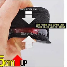 2-Слои 5 см стелька для увеличения роста обувь на воздушной подушке; Невидимый колодки с подъемом уход за пятками#435