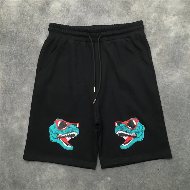 

New Novelty high quality Men Luxury dinosaur sunglasses Comfortable Classic Striped Skateboard Street Cotton Casual Shorts #AB20