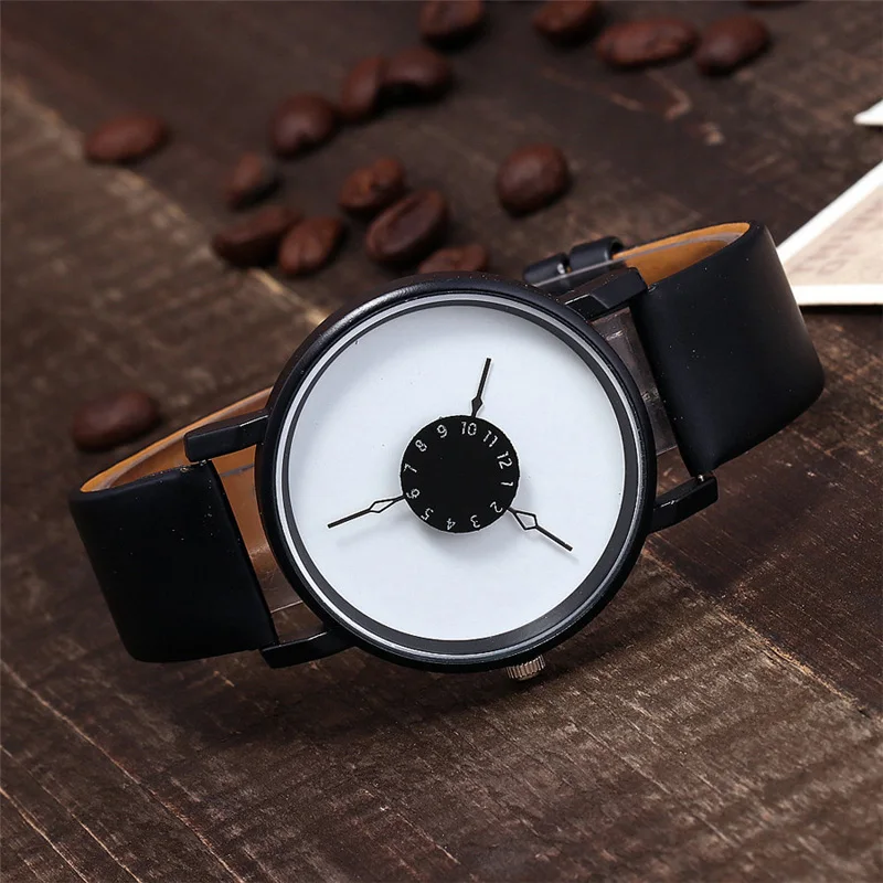 

New Women Luxury Leather Geneva Neutral Watches man Watch Cheap Lady Girls Wristwatches Gift Hours Geneva relojes mujer clock