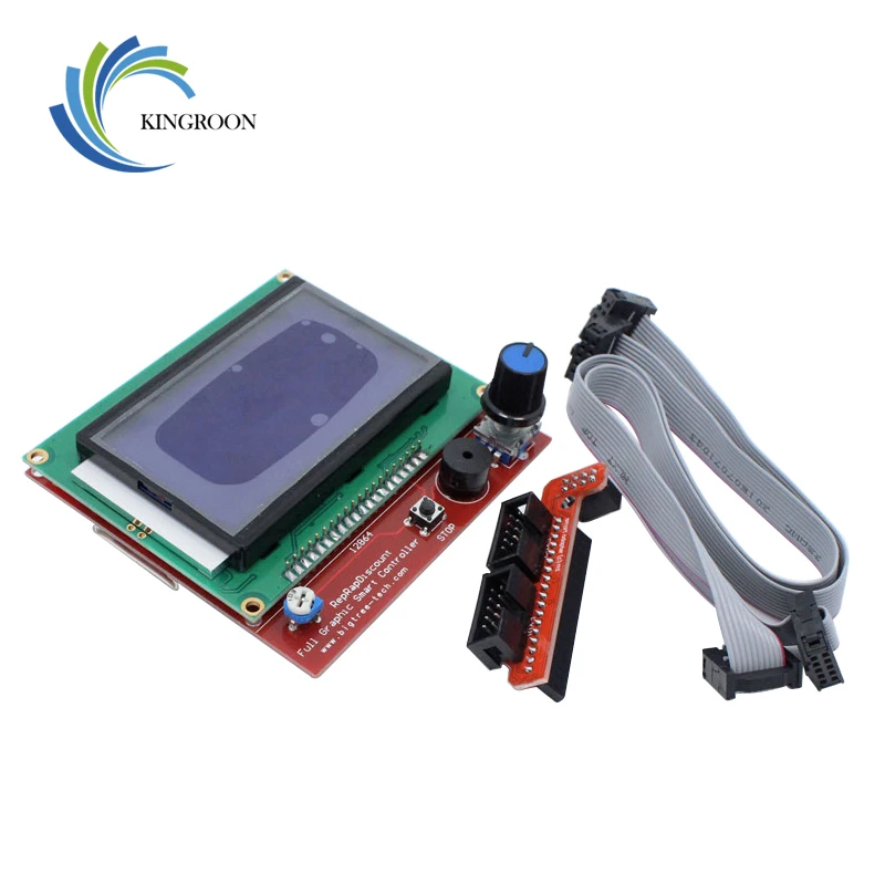 

5pcs 3D Printer Smart Controller RAMPS1.4 LCD 12864 LCD Control Panel 3D Printer Motherboard Ramps Smart Parts Free shipping