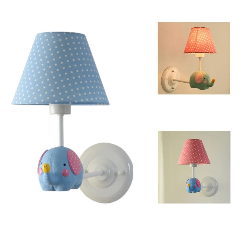 Cute gift for baby cartoon animal wall light lamp sconce ...