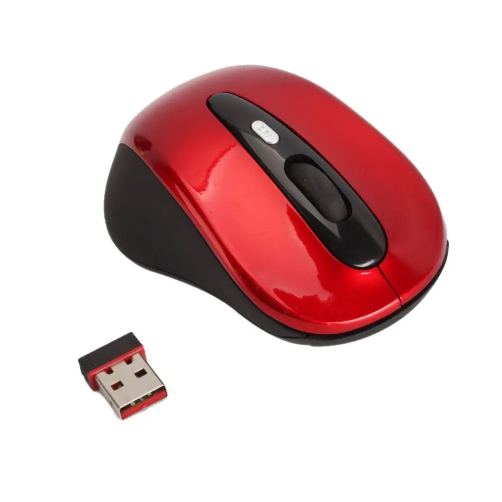 GTFS Hot New Red 2 4G Wireless 4 Optical Mouse for font b PC b font