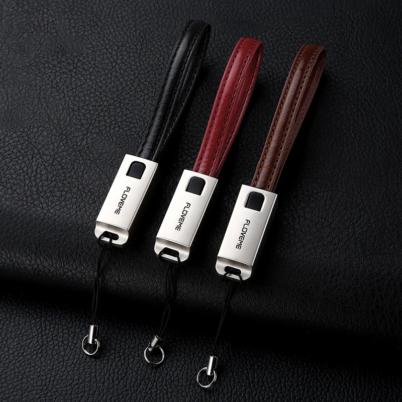

Multi-Function USB Cable For iPhone Lighting Charger Powerbank Cable KeyChain Accessory Portable Charging Sync Data Cord