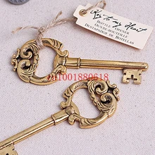 Свадебный сувенир раздаточный материал для гостей вечерние подарки "ключ к сердцу" открывалка для бутылок под старину сувенир, 50 шт./партия