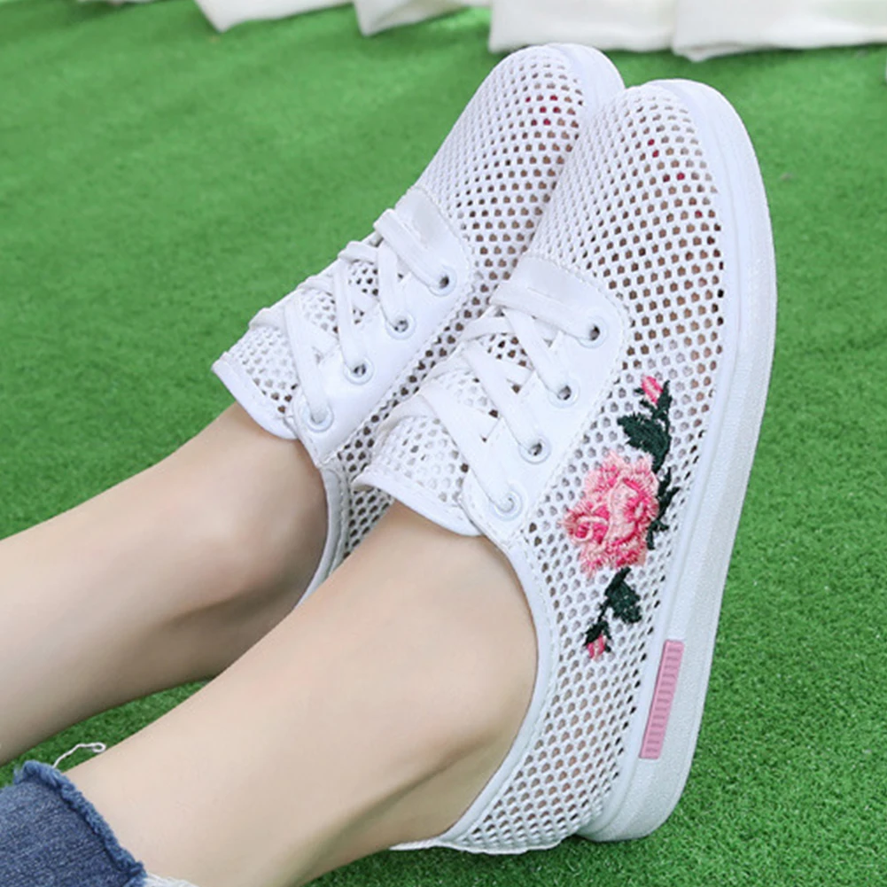 

Fashion Womens Girls Mesh Shoes Trainers Breathable Sports Running Gym Sneakers