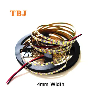 

DC12V 4MM width SMD2835 5M 120led/m No waterproof Flexible LED strip Light Cool White / Warm white / Natural White