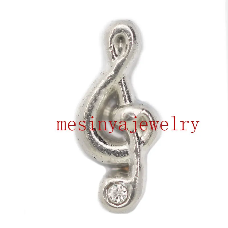 

10pcs music symbol floating charms for glass locket Min amount $15 per order mixed items,FC-001