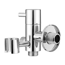 Новое поступление, латунная ловушка для воды, трехходовой угловой клапан, водопроводный кран, аксессуары для ванной комнаты, Ванна, Душ, биде, спрей, кран, клапан