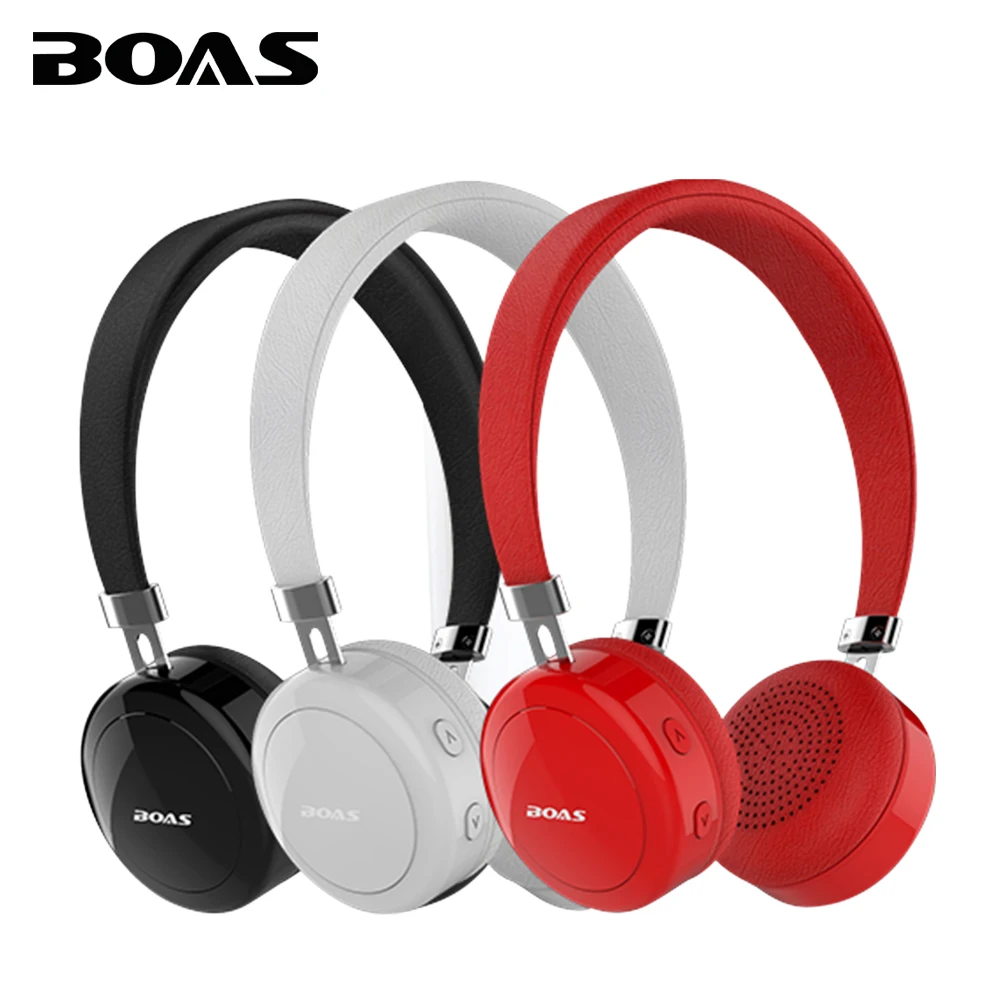 BOAS BQ 668 Wireless Bluetooth Overhead Headphone Stereo Fashion