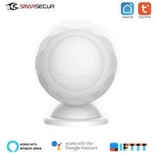 SMARSECUR Wi-Fi PIR датчик движения для домашнего офиса охранная сигнализация работает с Tuya Smart life