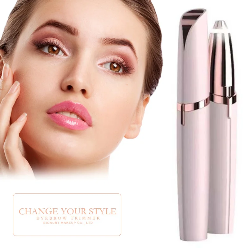 

Hot Sales 1pc Electric Eyebrow Trimmer Mini Brows Shaver Razor Facial Hair Remover Painless Epilator Wholesale & Dropshipping