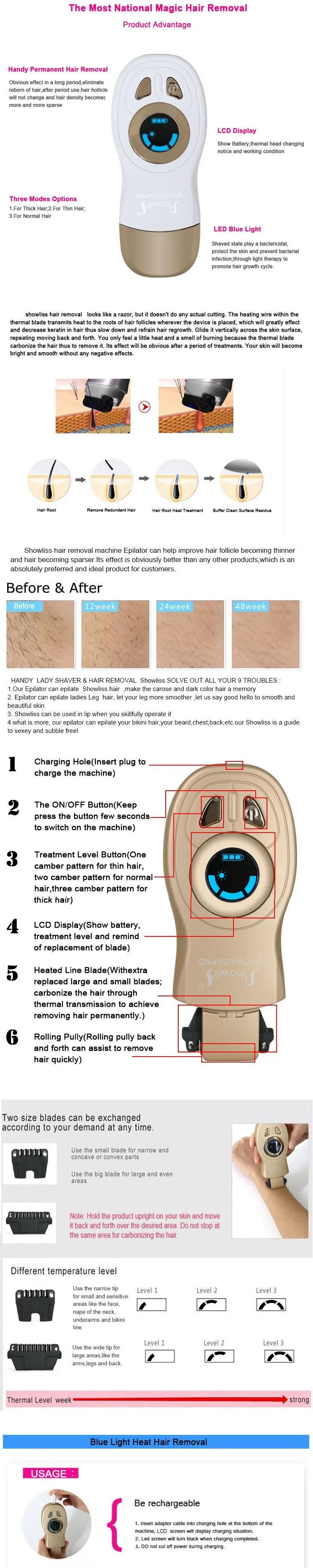 Showliss Hair Removal Device white_drc