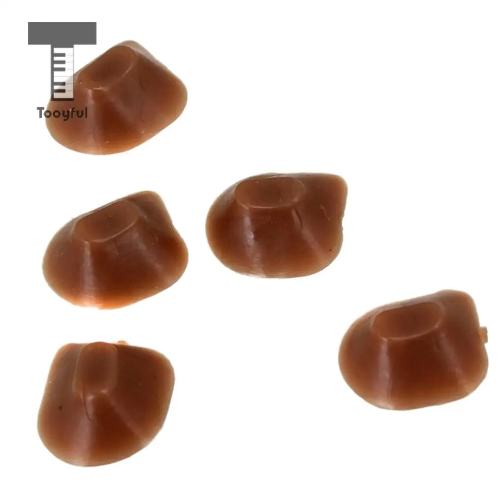 5Pcs Large Size Flute Trill Key Bumper Cork Flute Parts Silicone Band Music Accessories Replacement