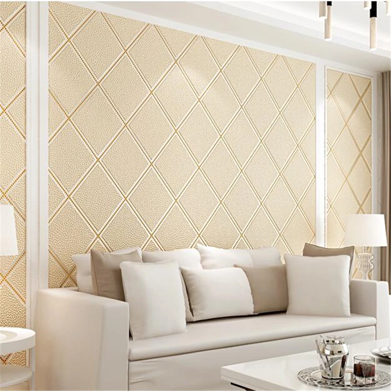 beibehang Modern deerskin cashmere non woven wallpaper bedroom 3D