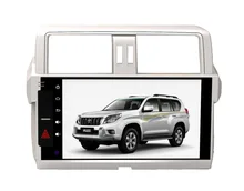 4 ядра 10.1 “Android 6.0 dvd-плеер автомобиля для Toyota Prado 2014 2015 lc150 Авто GPS радио Wi-Fi стерео головы единиц магнитофон