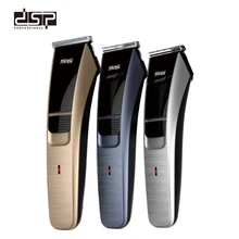 DSP бытовая машинка для стрижки волос Перезаряжаемые волос триммер Для мужчин режущей 110-240 v 50/60 hz короткие волосы для Для мужчин