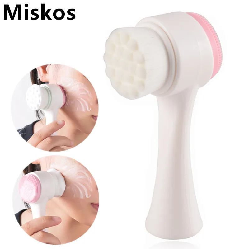 

Miskos Face Wash Brushes Soft Silicone Facial Brush Cleanser Waterproof Design Health Beauty Your Face Women Cleansers