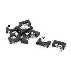 

10pcs 3 Pins Plastic CR2025 Cell Button Battery Holder Socket Container